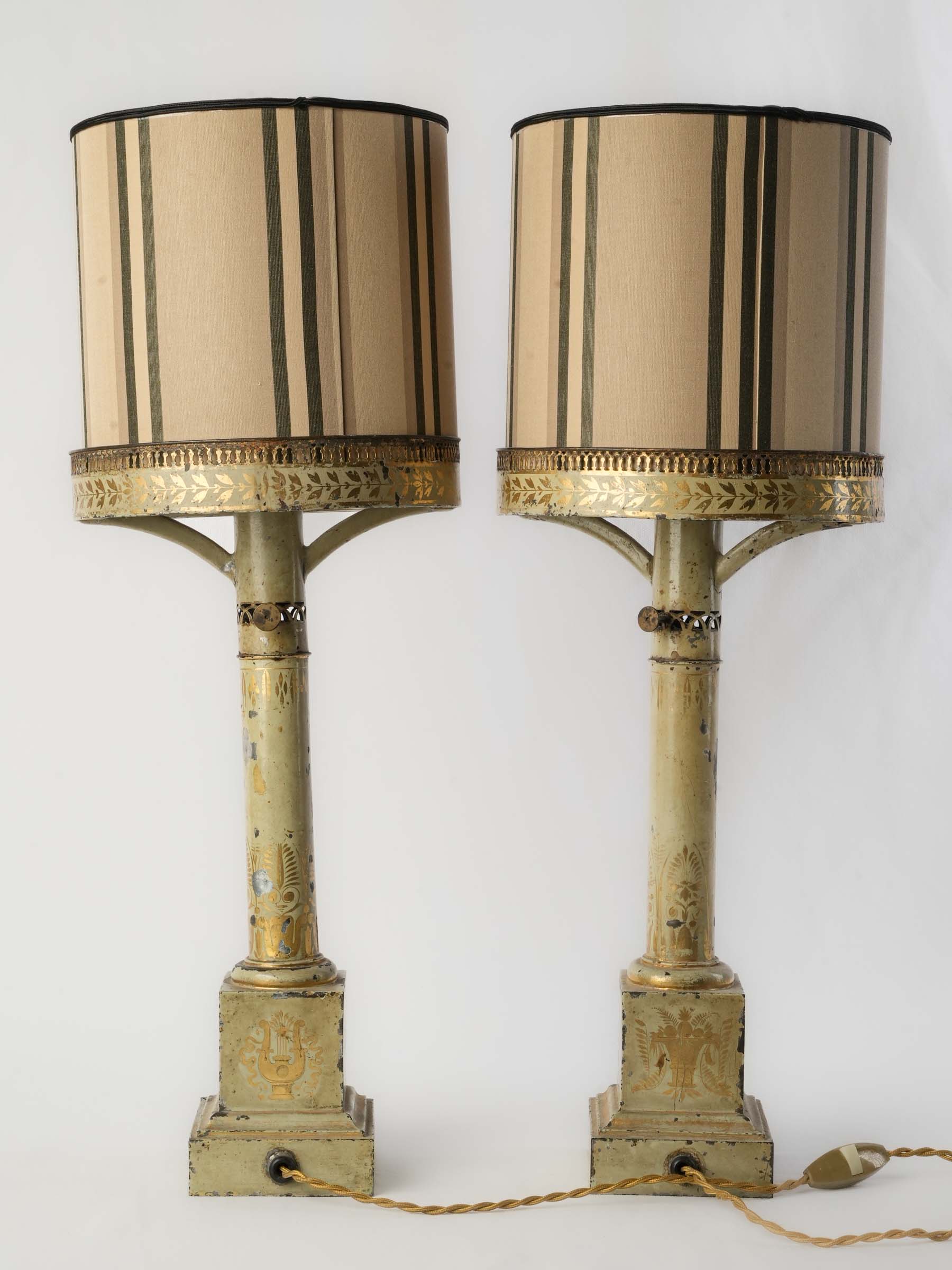Refined antique neoclassical lighting  