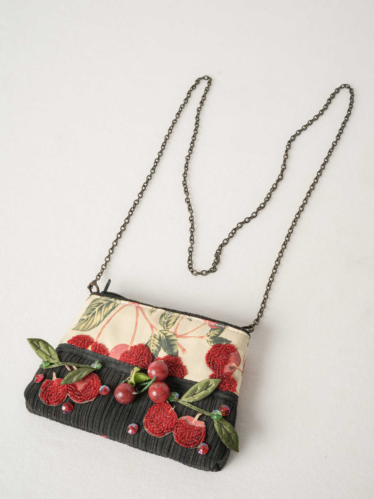 Vintage Purse with Cherries
