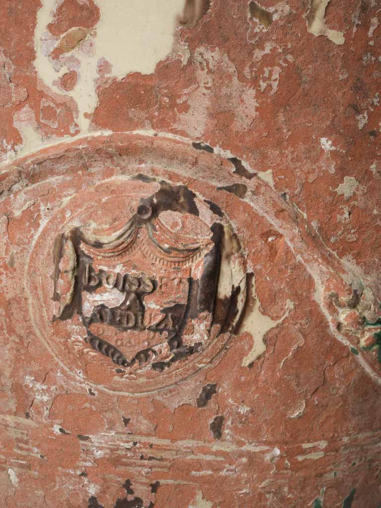Ornamental relief-decorated urn