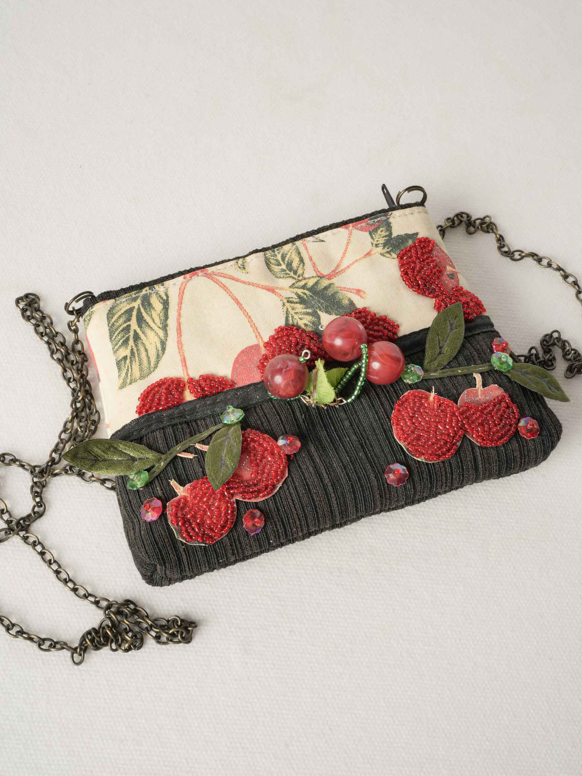 Vintage Purse with Cherries