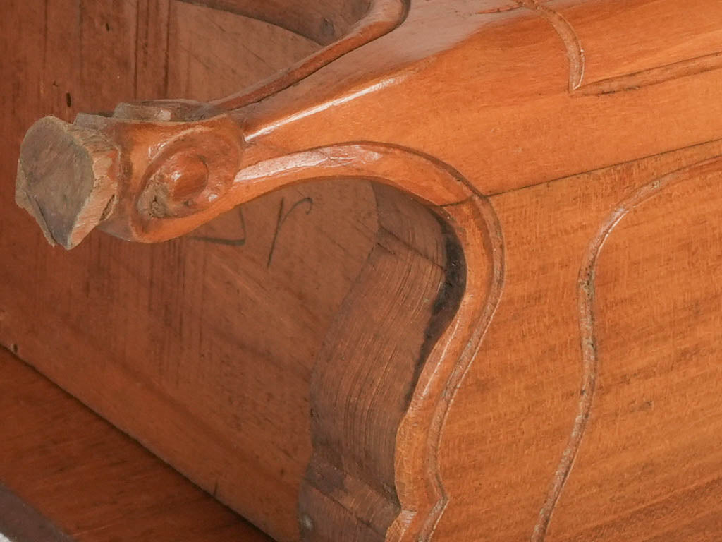 Intricate walnut Provençal kitchenware  