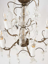 Antique French chandelier w/ 5 arms - 1900s - 17¾"