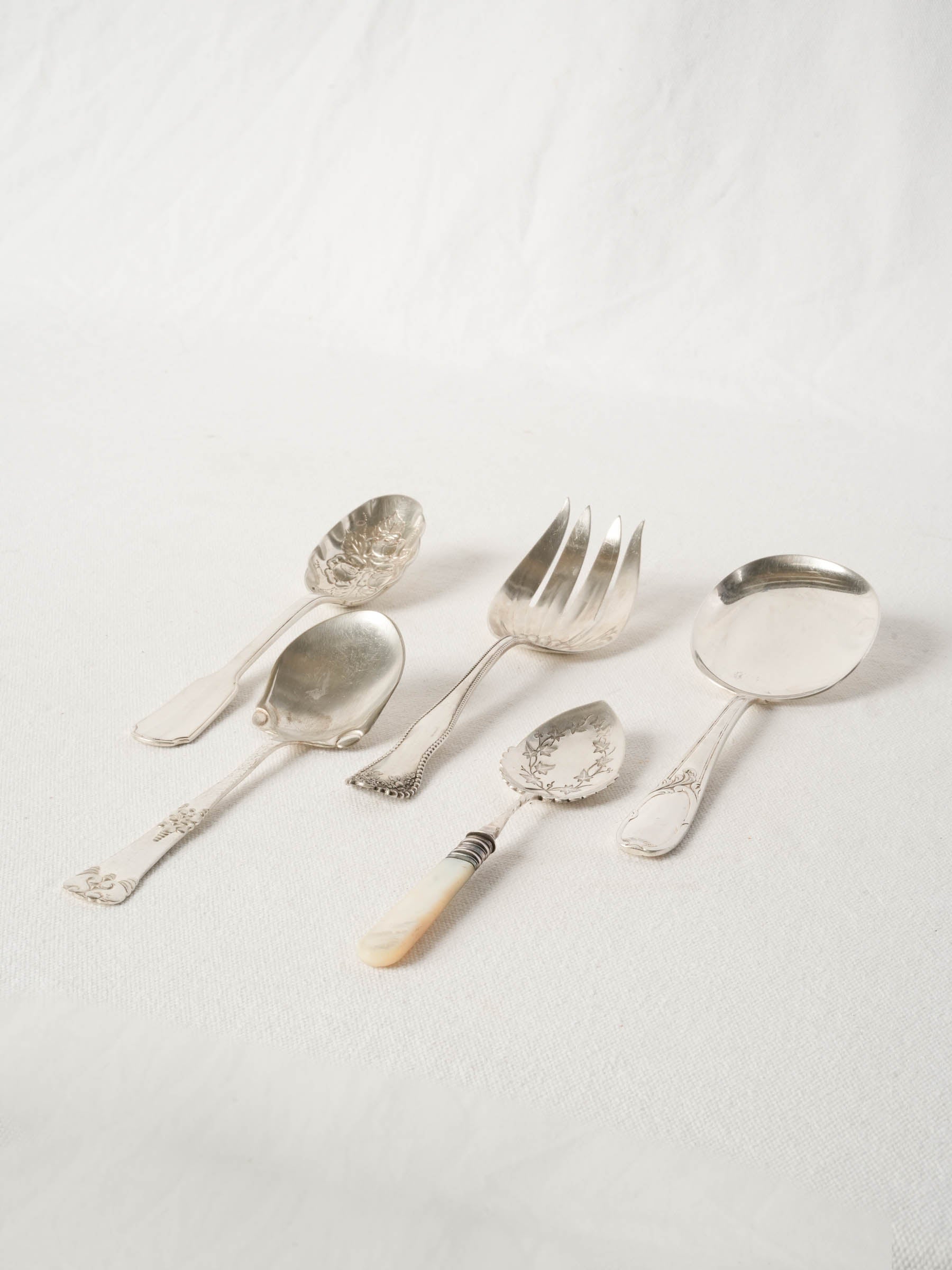 Antique Serve ware Collection - Five Pieces