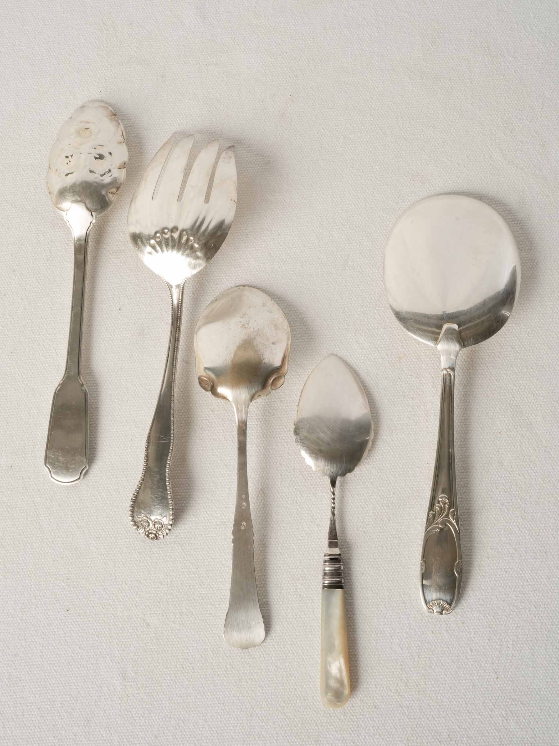 Antique Serve ware Collection - Five Pieces