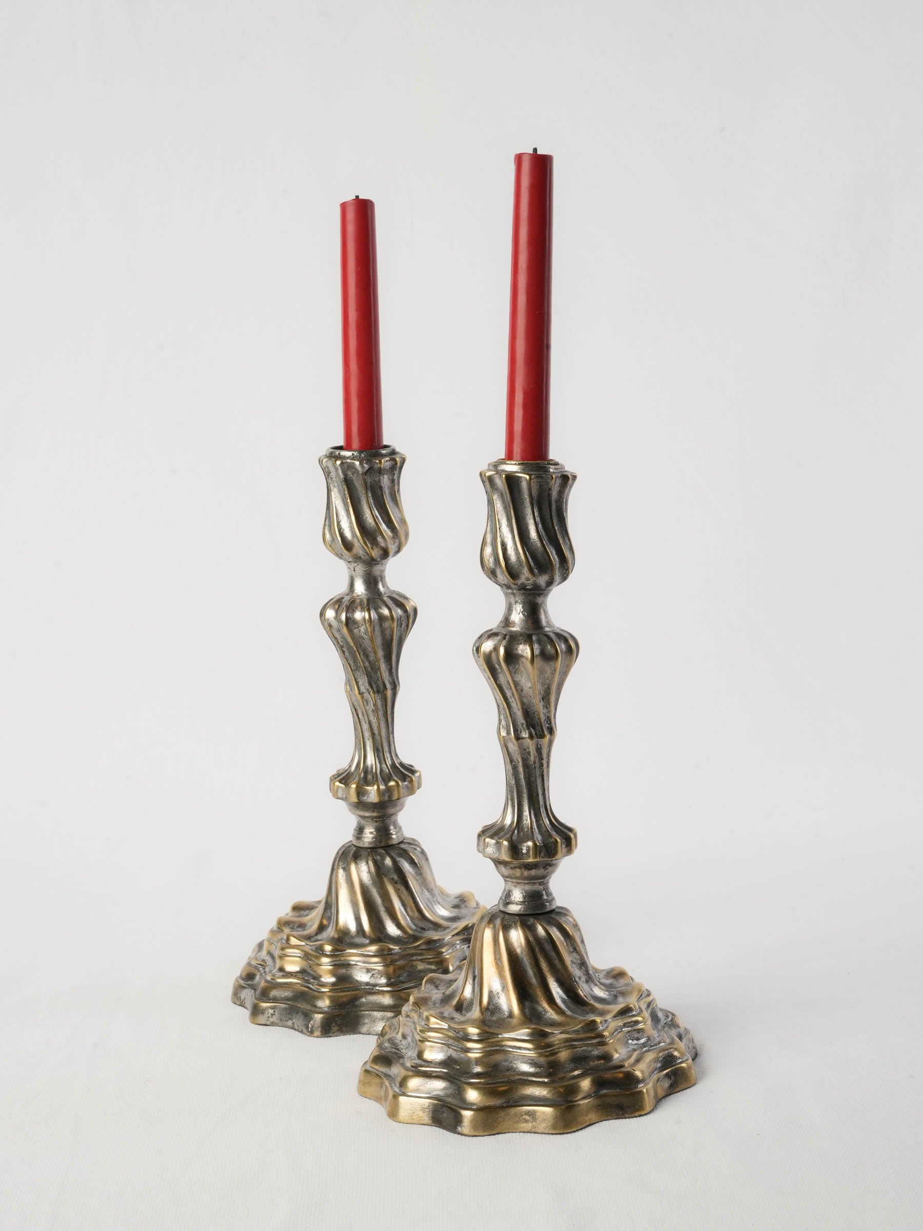 Antique Louis XV Rococo candlesticks