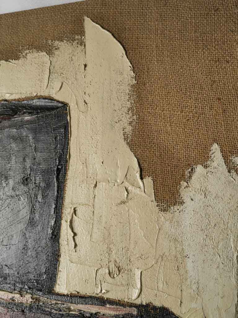 Classic French pottery art, bold