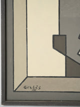 Post-cubist geometric art by Gertles