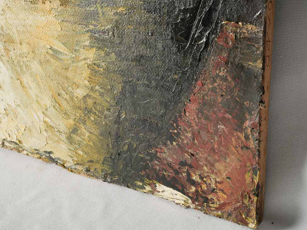Commanding scale oil artwork