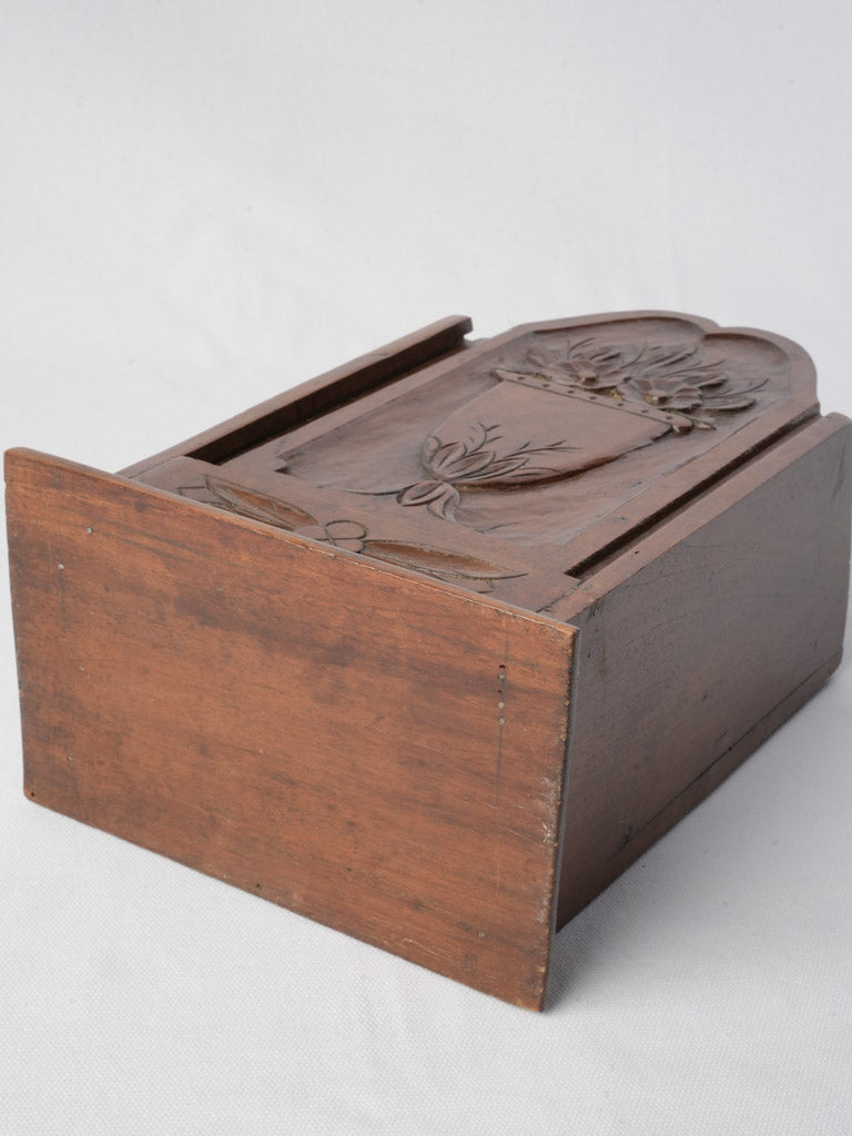 Vintage warm tone flour box