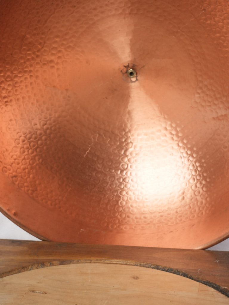 Rustic French pine base platter  