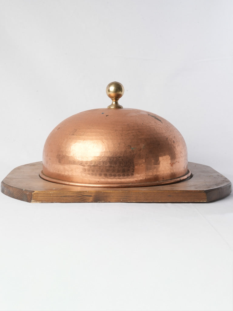Refined brass finial cover  