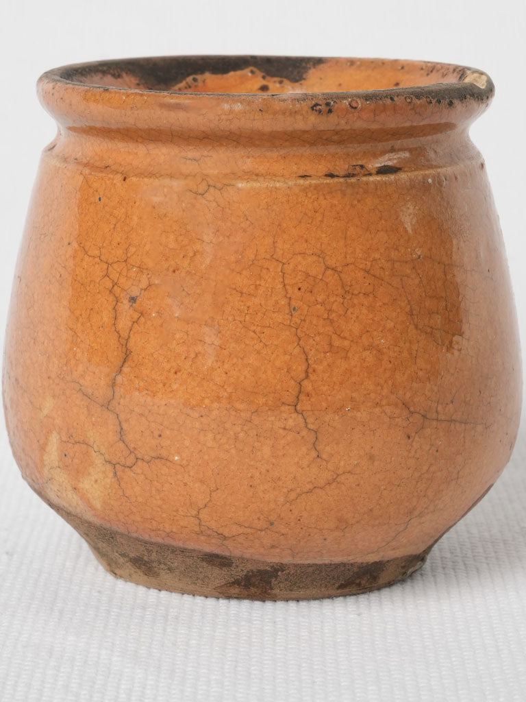 Charming terracotta confit pot