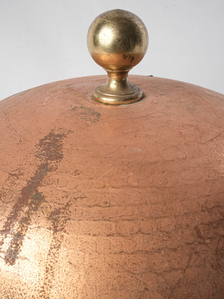 Traditional French dining cloche  