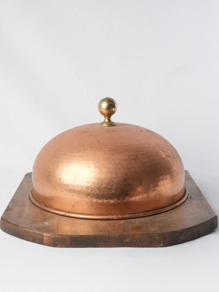 Luxurious polished copper cover  