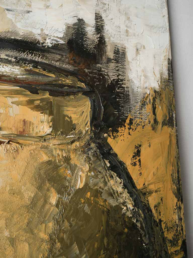 Tactile surface Biot jars painting  