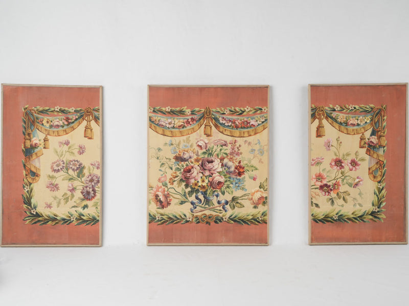 Unique set of vintage tapestry designs