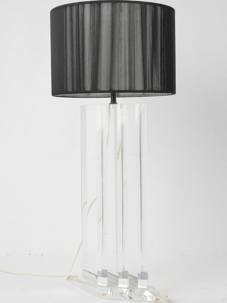 Sleek, Sculptural Acrylic Lamp