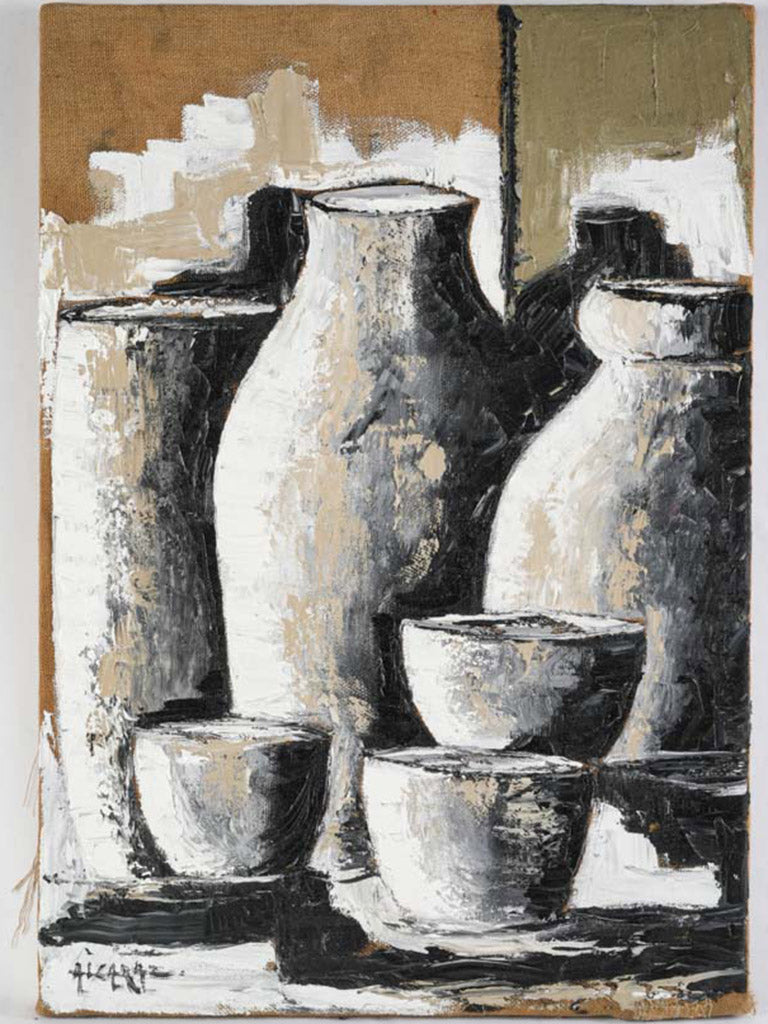 Rustic Provençal still life painting  