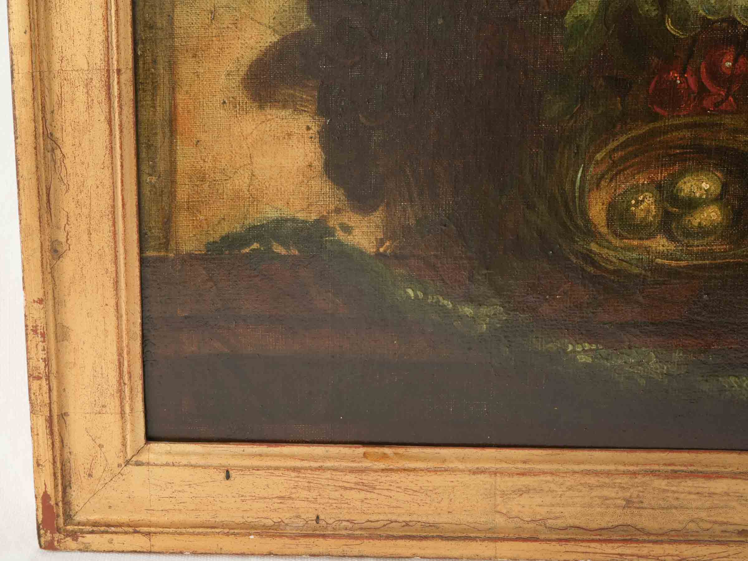 Craquelure effect historical canvases  
