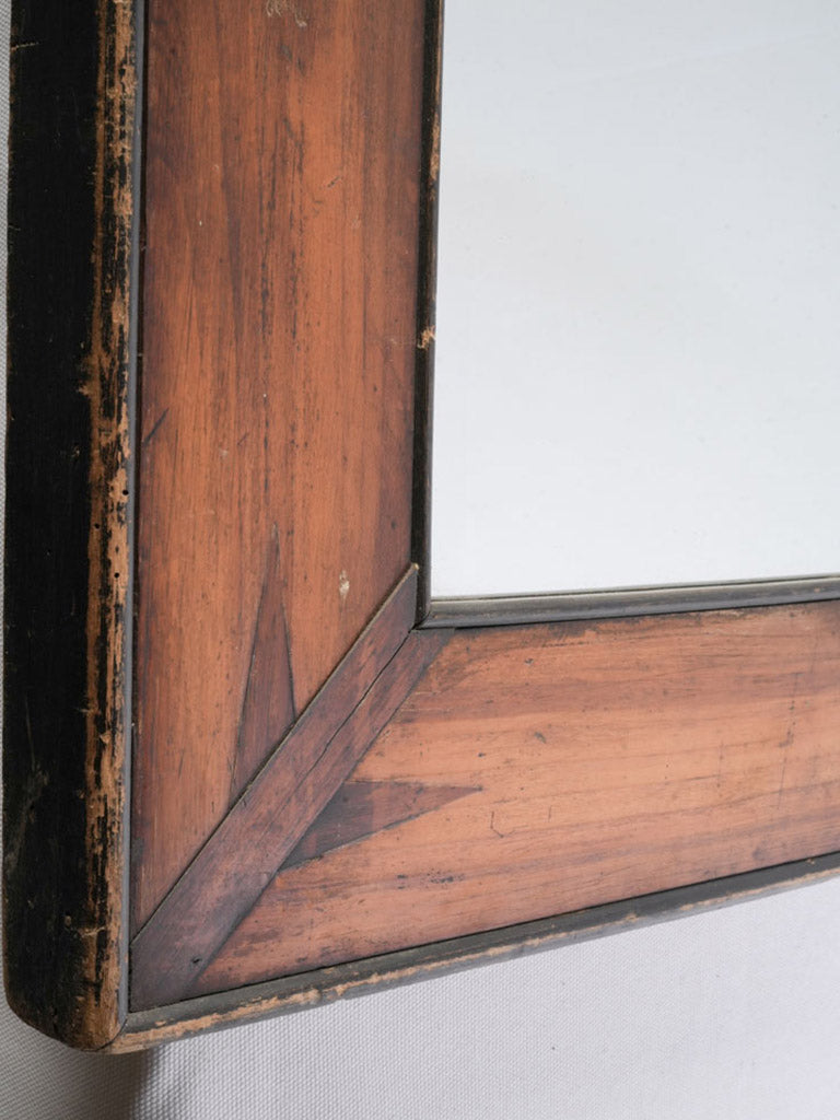 Elegant Late 19th Century Italian Walnut Marquetry Mirror - 35" x 29½"
