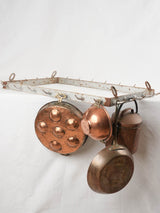 Antique rectangular butcher's display hooks 33" x 24½"