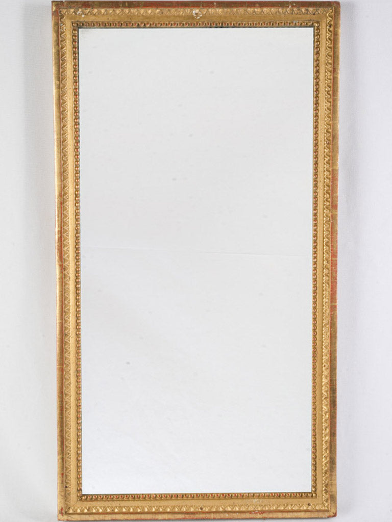 Refined Louis XVI Period Gilt Mirror - 35½" x 19¼"