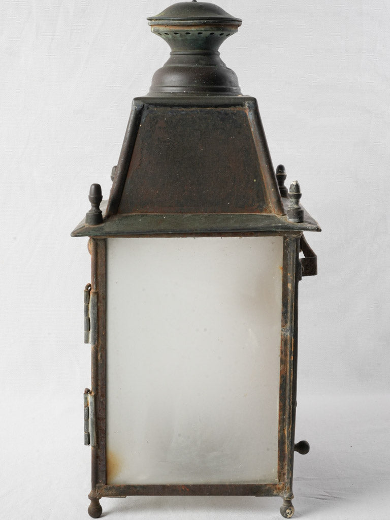 Rustic charming brass lantern
