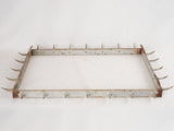 Antique rectangular butcher's display hooks 33" x 24½"