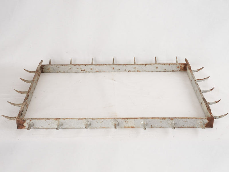 Antique rectangular butcher's display hooks 33" x 24½"