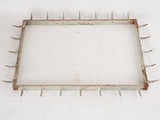 Antique rectangular butcher's display hooks 33" x 24½"