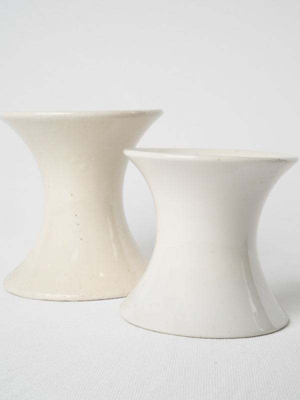 Rare spindle-shaped earthenware vases