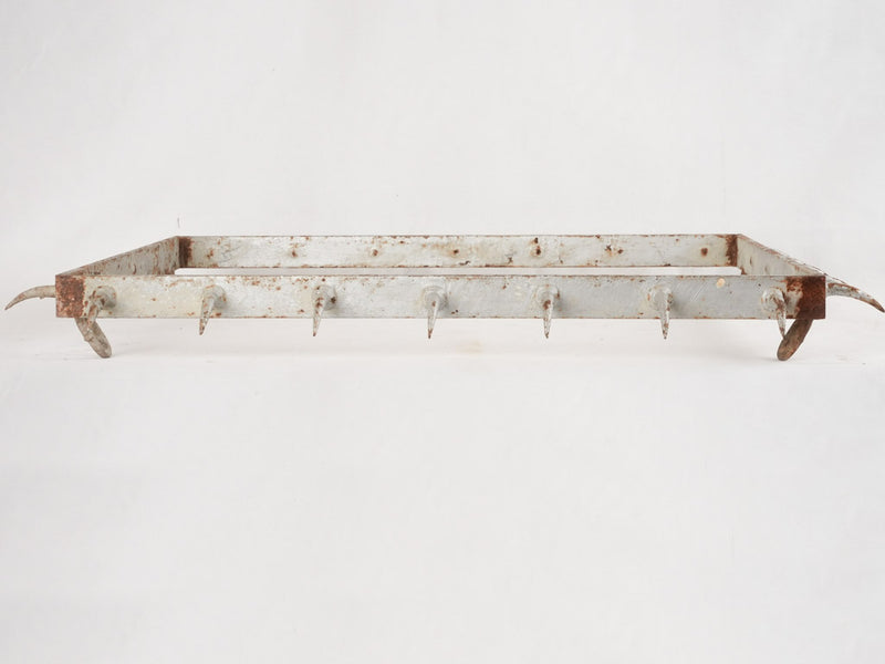 Antique rectangular butcher's display hooks 33" x 24½"