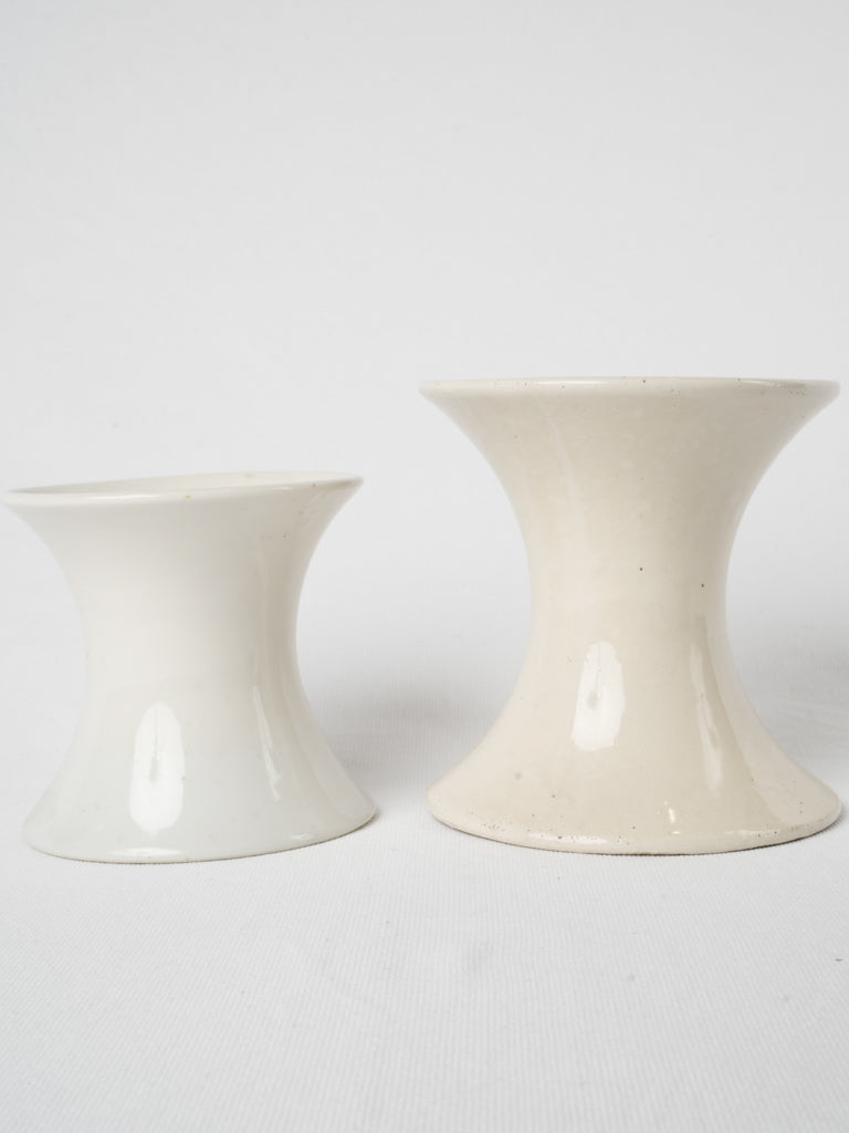 Stylish vintage earthenware vases 