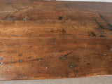 18th century French farm table - oak 30"