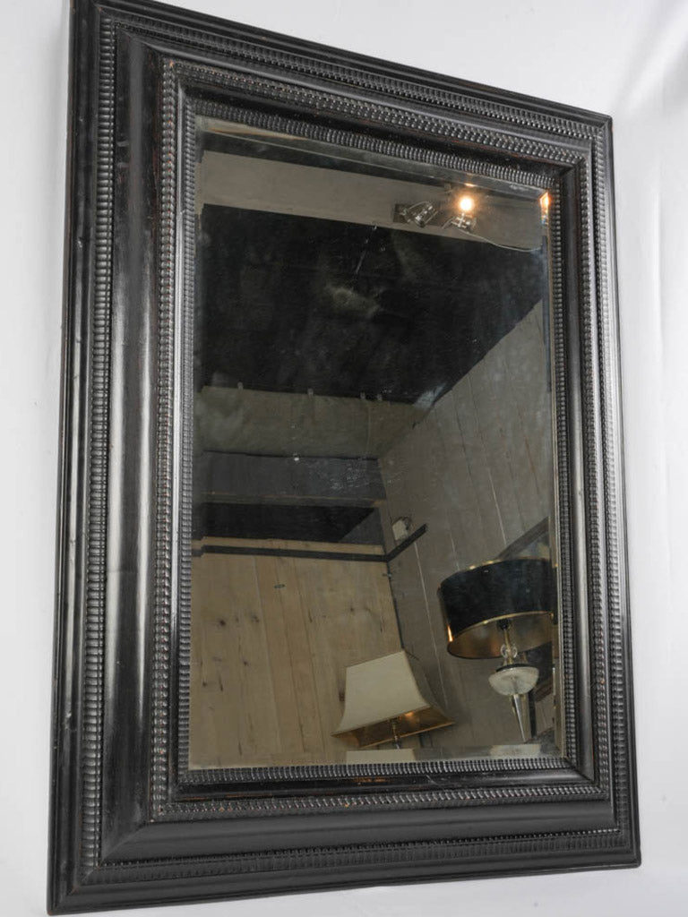 Classic black beveled glass