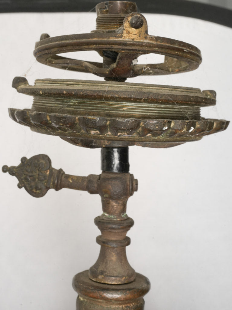 Late 19th Century French Cast-Iron Orientalist Figural Floor Lamp - 78¾" x 13¾"