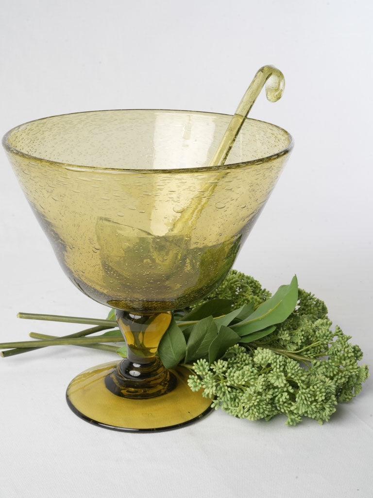 Mid-century Olive-green Sangria Set  