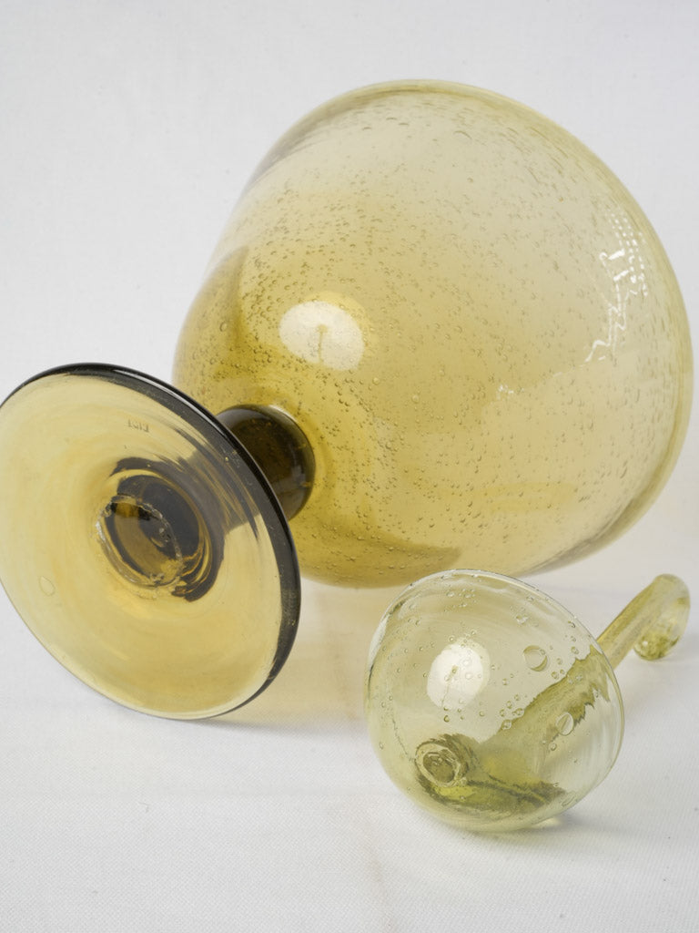 Collectible 1960s Biot Glass Set