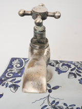 Vintage French blue and white hand basin 16½"