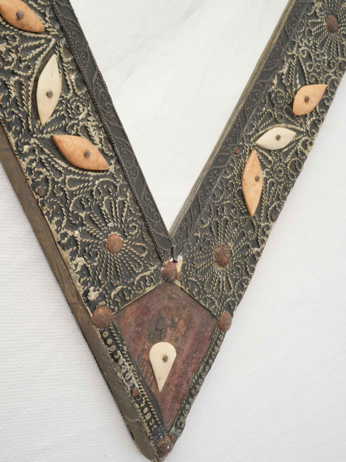 Boldly geometric decorative piece  