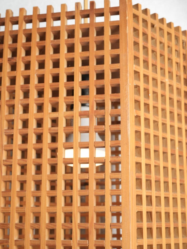 Wooden vintage Scandinavian pendant light