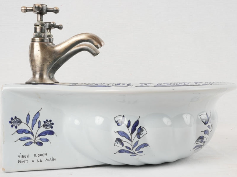 Traditional French porcelain washbasin