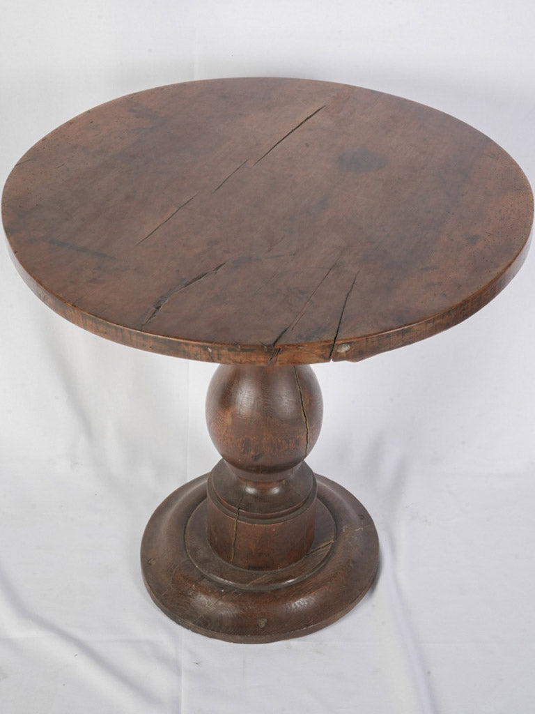 Warm umber French side table