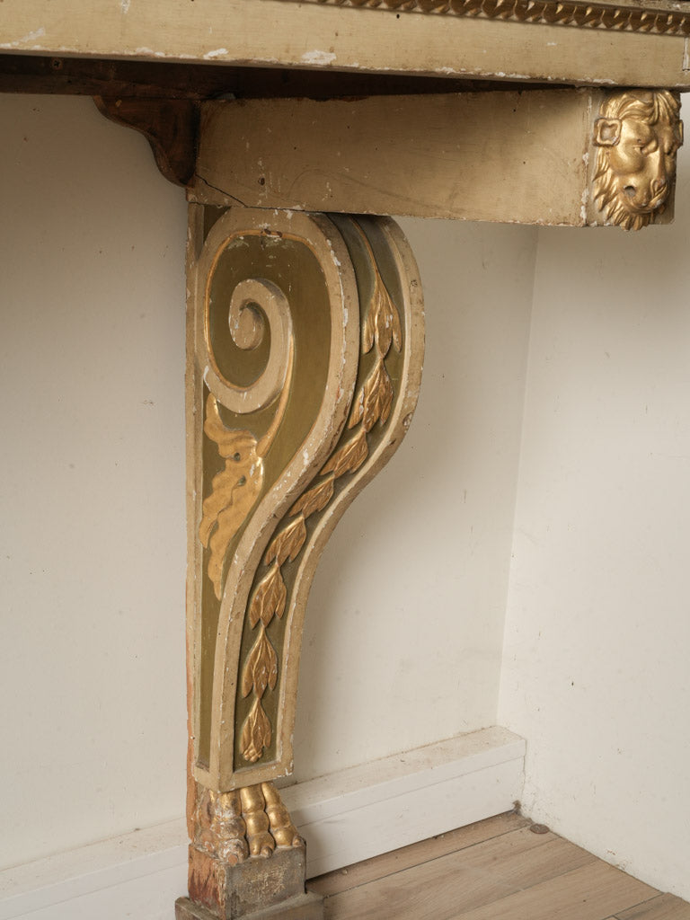 Theatrical early 19th century console  