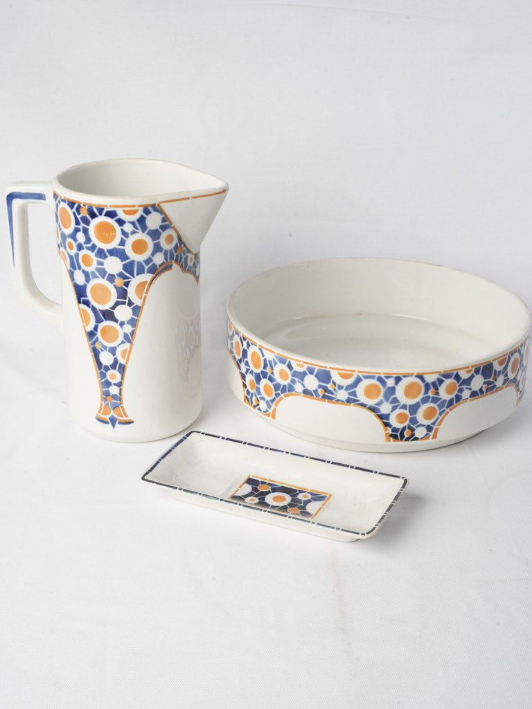 Bright orange roundels wash set