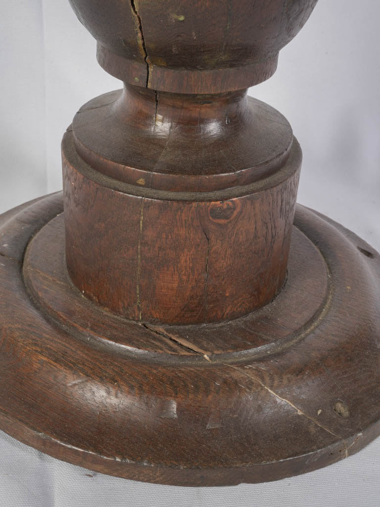 Quiet gravitas oak side table