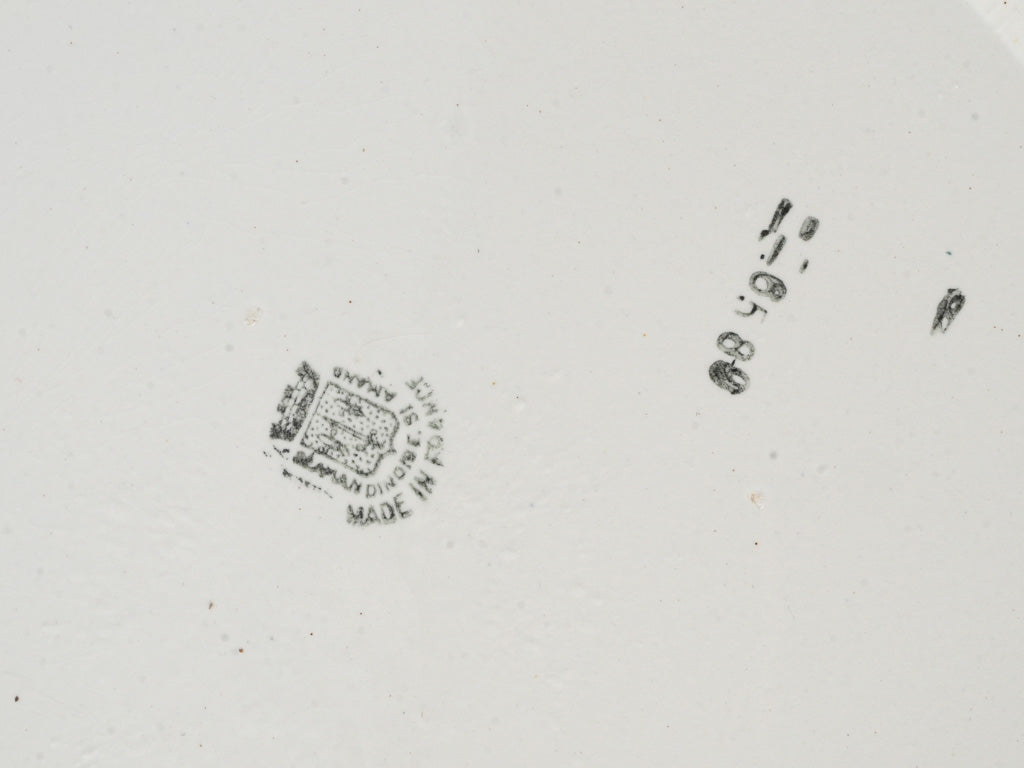 White tin-glazed pitcher set