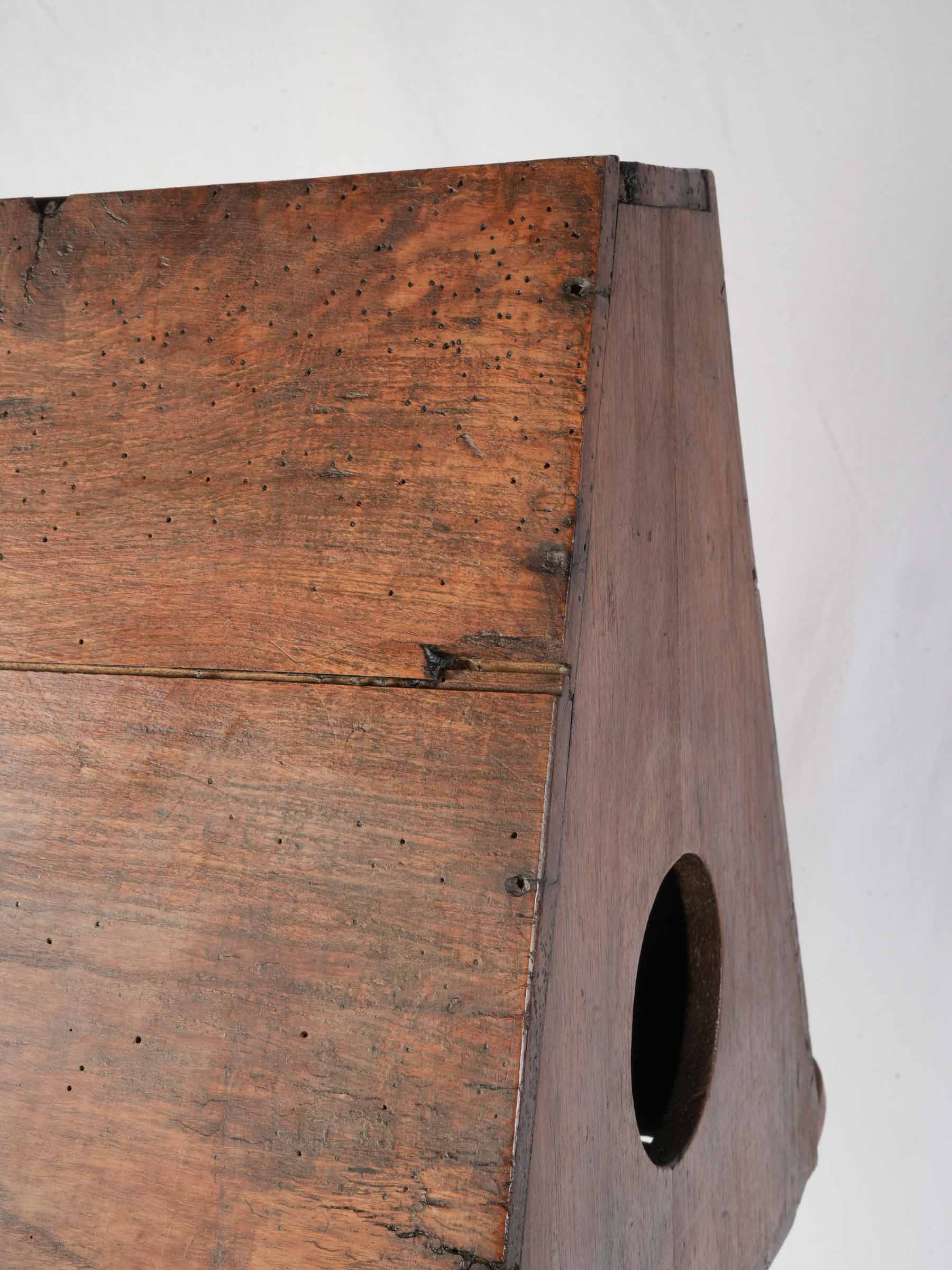 Unique walnut oak Italian lectern  