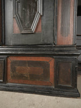 Aged lacquer finish Dutch armoire