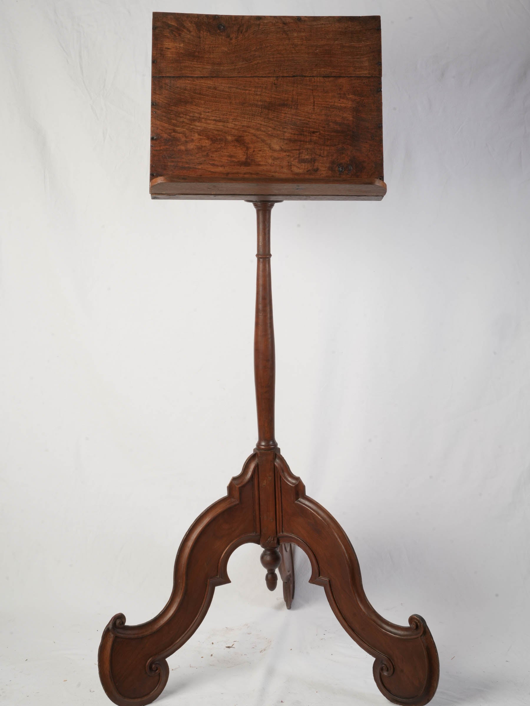 Aged Italian walnut oak stand  